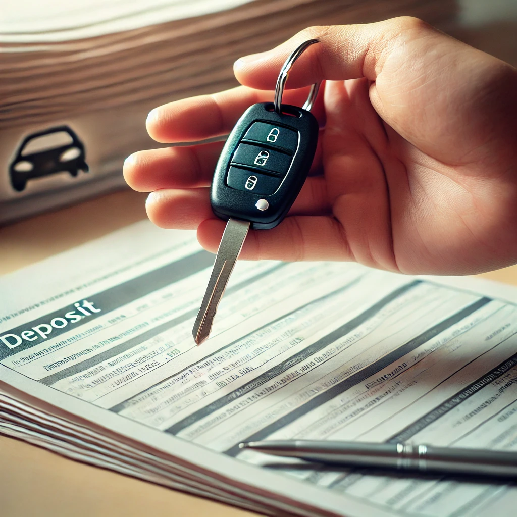 הפקדת רישיון רכב אונליין